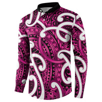 Aotearoa Maori Kowhaiwhai Button Sweatshirt Mawhero Puhoro and Patiki