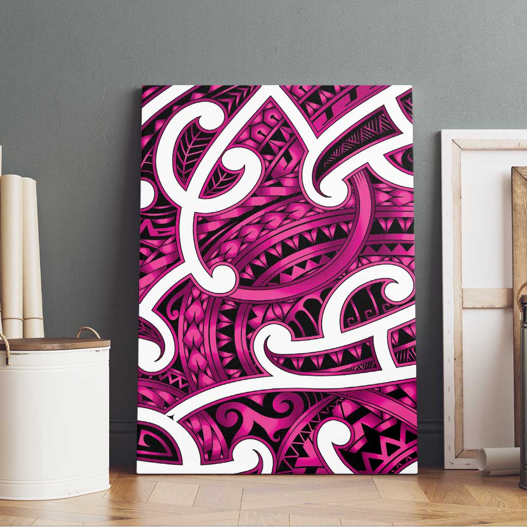 Aotearoa Maori Kowhaiwhai Canvas Wall Art Mawhero Puhoro and Patiki LT9 - Polynesian Pride