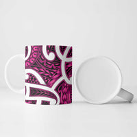 Aotearoa Maori Kowhaiwhai Ceramic Mug Mawhero Puhoro and Patiki LT9 - Polynesian Pride