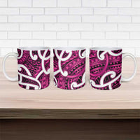 Aotearoa Maori Kowhaiwhai Ceramic Mug Mawhero Puhoro and Patiki LT9 - Polynesian Pride