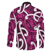 Aotearoa Maori Kowhaiwhai Family Matching Long Sleeve Bodycon Dress and Hawaiian Shirt Mawhero Puhoro and Patiki
