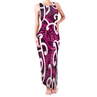 Aotearoa Maori Kowhaiwhai Family Matching Tank Maxi Dress and Hawaiian Shirt Mawhero Puhoro and Patiki