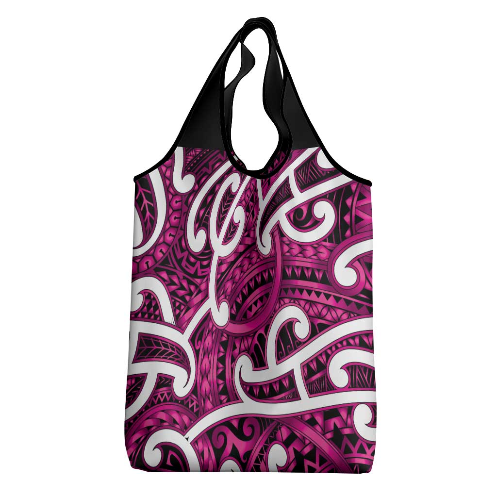 Aotearoa Maori Kowhaiwhai Grocery Bag Mawhero Puhoro and Patiki LT9 - Polynesian Pride