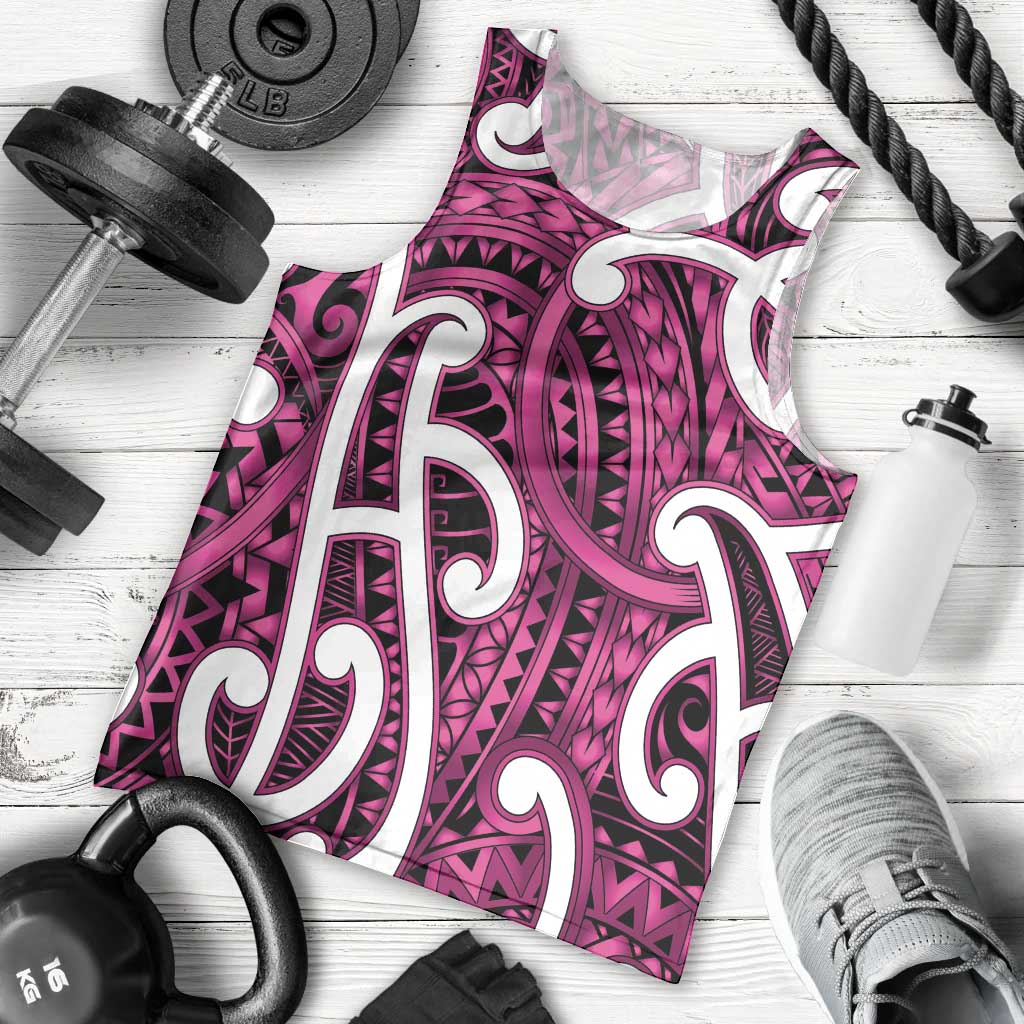 Aotearoa Maori Kowhaiwhai Men Tank Top Mawhero Puhoro and Patiki LT9 - Polynesian Pride