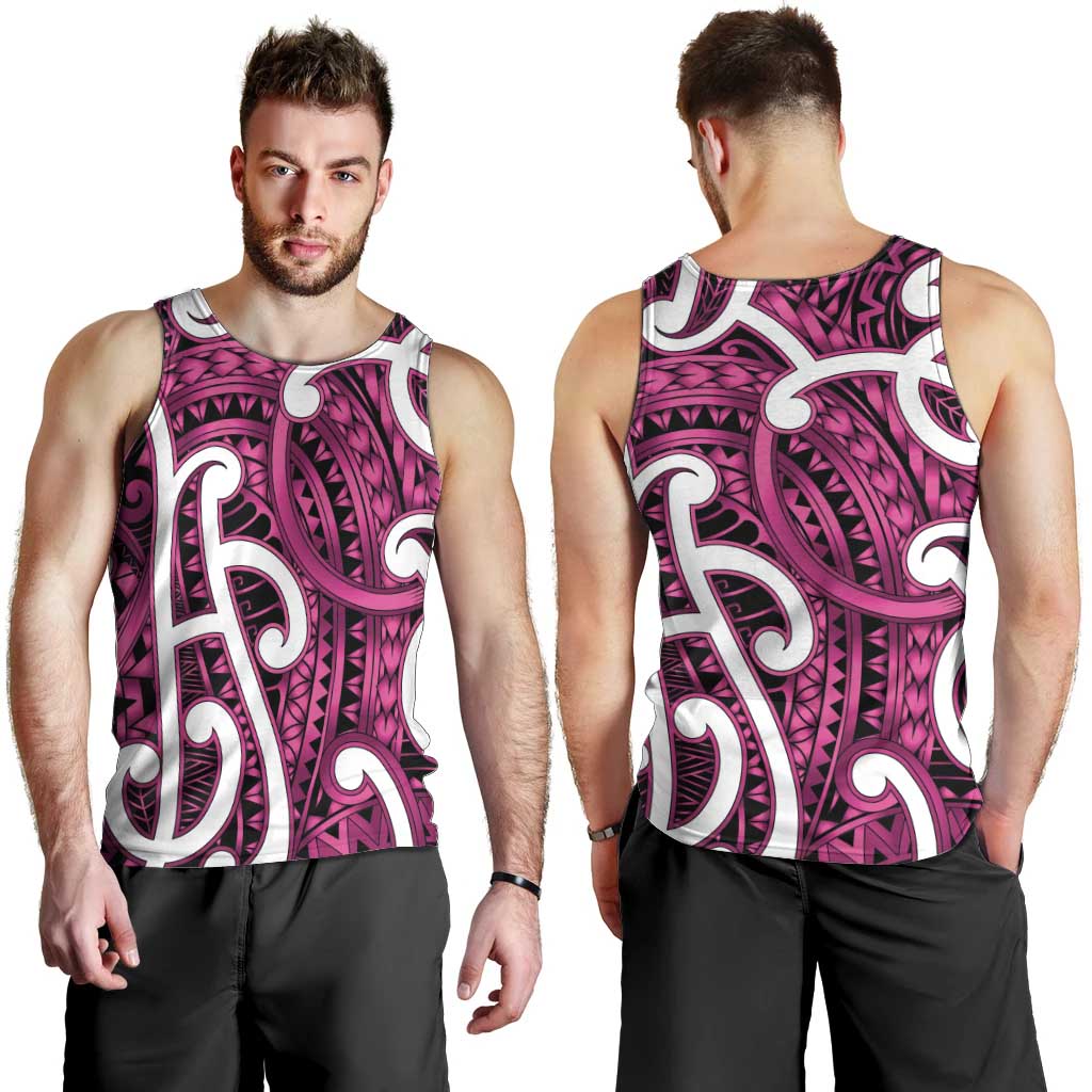 Aotearoa Maori Kowhaiwhai Men Tank Top Mawhero Puhoro and Patiki LT9 - Polynesian Pride