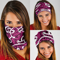 Aotearoa Maori Kowhaiwhai Neck Gaiter Mawhero Puhoro and Patiki LT9 - Polynesian Pride