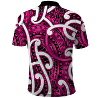 Aotearoa Maori Kowhaiwhai Polo Shirt Mawhero Puhoro and Patiki LT9 - Polynesian Pride