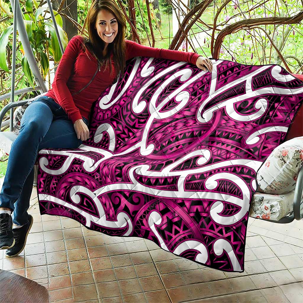 Aotearoa Maori Kowhaiwhai Quilt Mawhero Puhoro and Patiki LT9 - Polynesian Pride