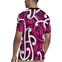 Aotearoa Maori Kowhaiwhai Rugby Jersey Mawhero Puhoro and Patiki