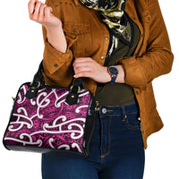 Aotearoa Maori Kowhaiwhai Shoulder Handbag Mawhero Puhoro and Patiki LT9 - Polynesian Pride