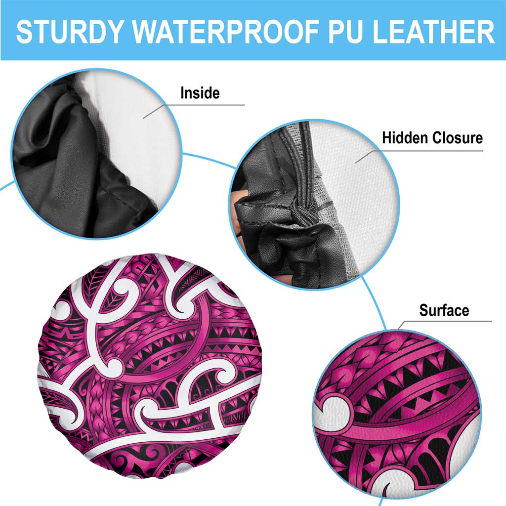 Aotearoa Maori Kowhaiwhai Spare Tire Cover Mawhero Puhoro and Patiki LT9 - Polynesian Pride