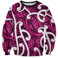 Aotearoa Maori Kowhaiwhai Sweatshirt Mawhero Puhoro and Patiki