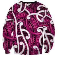 Aotearoa Maori Kowhaiwhai Sweatshirt Mawhero Puhoro and Patiki
