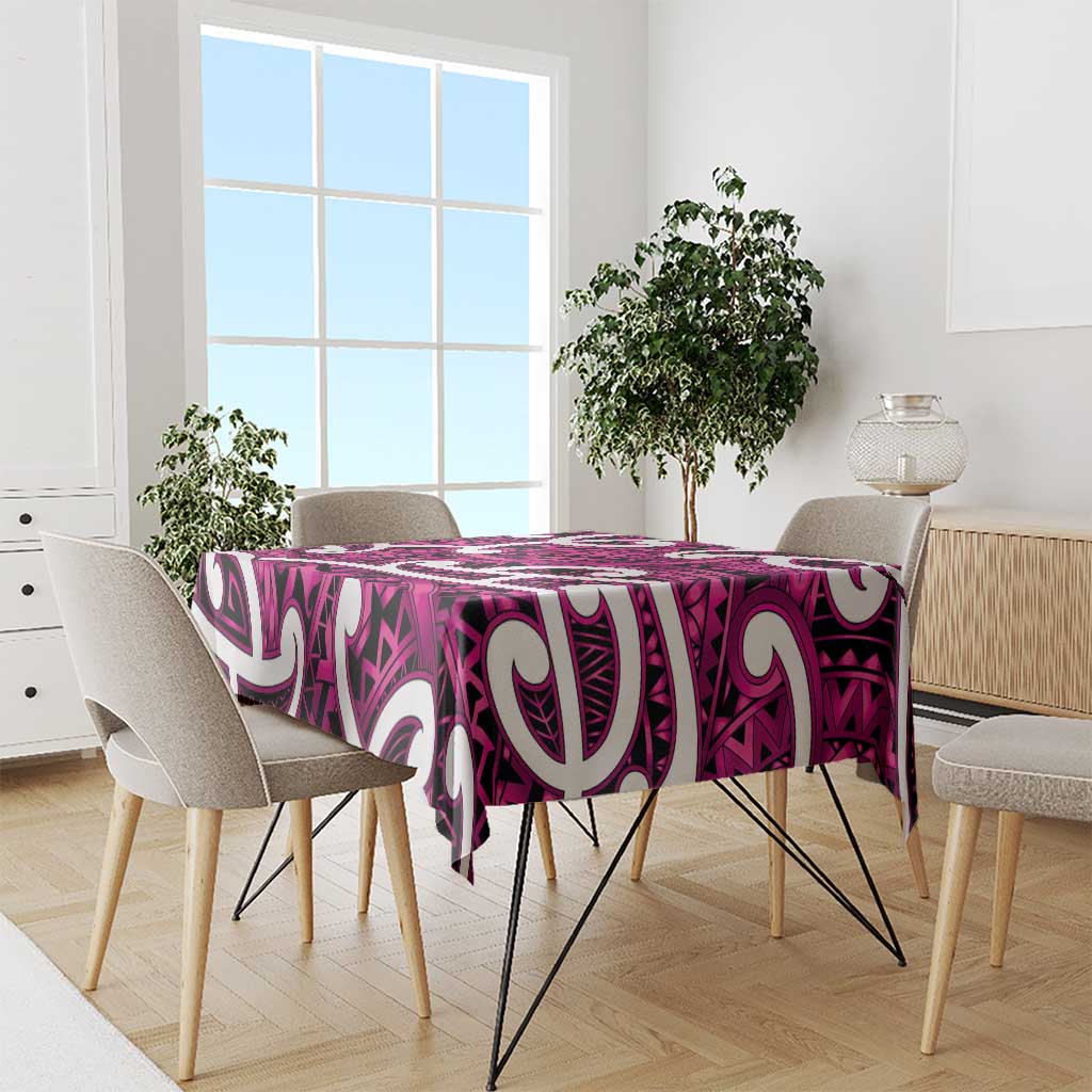 Aotearoa Maori Kowhaiwhai Tablecloth Mawhero Puhoro and Patiki LT9 - Polynesian Pride