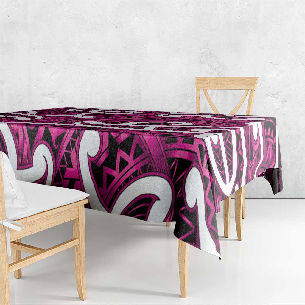 Aotearoa Maori Kowhaiwhai Tablecloth Mawhero Puhoro and Patiki LT9 - Polynesian Pride