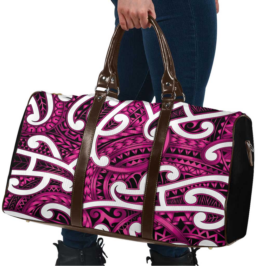 Aotearoa Maori Kowhaiwhai Travel Bag Mawhero Puhoro and Patiki LT9 - Polynesian Pride