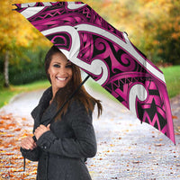 Aotearoa Maori Kowhaiwhai Umbrella Mawhero Puhoro and Patiki LT9 - Polynesian Pride