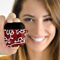 Aotearoa Maori Kowhaiwhai AirPods Case Whero Puhoro and Patiki LT9 - Polynesian Pride