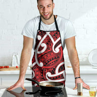 Aotearoa Maori Kowhaiwhai Apron Whero Puhoro and Patiki LT9 - Polynesian Pride