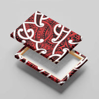 Aotearoa Maori Kowhaiwhai Canvas Wall Art Whero Puhoro and Patiki LT9 - Polynesian Pride