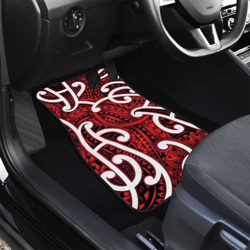 Aotearoa Maori Kowhaiwhai Car Mats Whero Puhoro and Patiki LT9 - Polynesian Pride