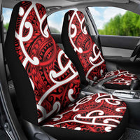 Aotearoa Maori Kowhaiwhai Car Seat Cover Whero Puhoro and Patiki LT9 - Polynesian Pride