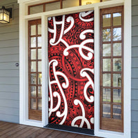 Aotearoa Maori Kowhaiwhai Door Cover Whero Puhoro and Patiki LT9 - Polynesian Pride