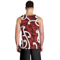 Aotearoa Maori Kowhaiwhai Men Tank Top Whero Puhoro and Patiki LT9 - Polynesian Pride