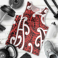 Aotearoa Maori Kowhaiwhai Men Tank Top Whero Puhoro and Patiki LT9 - Polynesian Pride