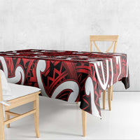 Aotearoa Maori Kowhaiwhai Tablecloth Whero Puhoro and Patiki LT9 - Polynesian Pride