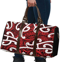 Aotearoa Maori Kowhaiwhai Travel Bag Whero Puhoro and Patiki LT9 - Polynesian Pride