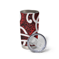 Aotearoa Maori Kowhaiwhai Tumbler Cup Whero Puhoro and Patiki LT9 - Polynesian Pride