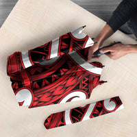 Aotearoa Maori Kowhaiwhai Umbrella Whero Puhoro and Patiki LT9 - Polynesian Pride
