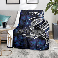 Micronesia Constitution Day Blanket Since 1979 with Polynesian Hibiscus Pattern LT9 - Polynesian Pride