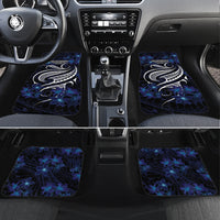 Micronesia Constitution Day Car Mats Since 1979 with Polynesian Hibiscus Pattern LT9 Set 4pcs Blue - Polynesian Pride