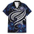 Micronesia Constitution Day Family Matching Off Shoulder Maxi Dress and Hawaiian Shirt Since 1979 with Polynesian Hibiscus Pattern