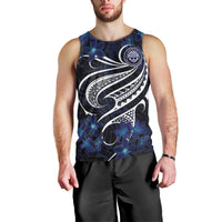 Micronesia Constitution Day Men Tank Top Since 1979 with Polynesian Hibiscus Pattern LT9 - Polynesian Pride