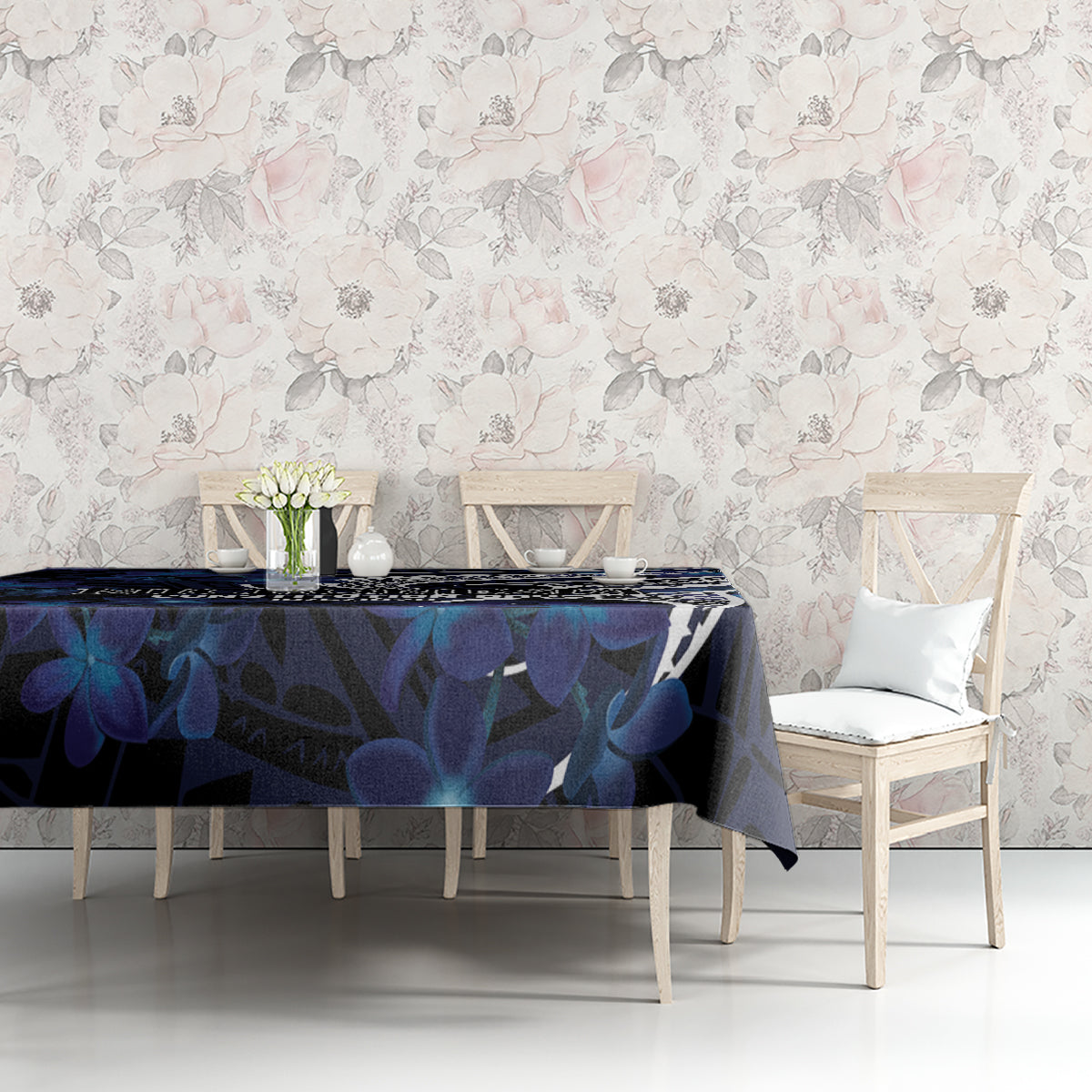 Micronesia Constitution Day Tablecloth Since 1979 with Polynesian Hibiscus Pattern LT9 - Polynesian Pride