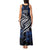 Micronesia Constitution Day Tank Maxi Dress Since 1979 with Polynesian Hibiscus Pattern