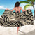 Polynesian Shark Tribal Tattoo Sarong Beige Style