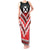 Personalised Wallis et Futuna Tank Maxi Dress Hibiscus and Polynesian Tribal Tattoos