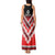 Personalised Wallis et Futuna Tank Maxi Dress Hibiscus and Polynesian Tribal Tattoos