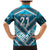 Custom Fiji Rugby Family Matching Mermaid Dress and Hawaiian Shirt Fijian Warrior With Polynesian Tribal Tattoos