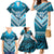 Custom Fiji Rugby Family Matching Mermaid Dress and Hawaiian Shirt Fijian Warrior With Polynesian Tribal Tattoos