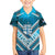 Custom Fiji Rugby Family Matching Summer Maxi Dress and Hawaiian Shirt Fijian Warrior With Polynesian Tribal Tattoos