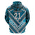 Custom Fiji Rugby Zip Hoodie Fijian Warrior With Polynesian Tribal Tattoos