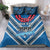 Custom Manuma Samoa Rugby Bedding Set Ula fala Samoan Siva Tau Tribal