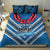 Custom Manuma Samoa Rugby Bedding Set Ula fala Samoan Siva Tau Tribal