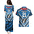 Custom Manuma Samoa Rugby Couples Matching Puletasi and Hawaiian Shirt Ula fala Samoan Siva Tau Tribal