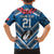 Custom Manuma Samoa Rugby Family Matching Long Sleeve Bodycon Dress and Hawaiian Shirt Ula fala Samoan Siva Tau Tribal